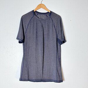 Lululemon Short Sleeve Tshirt Blue Men's Large Shirt